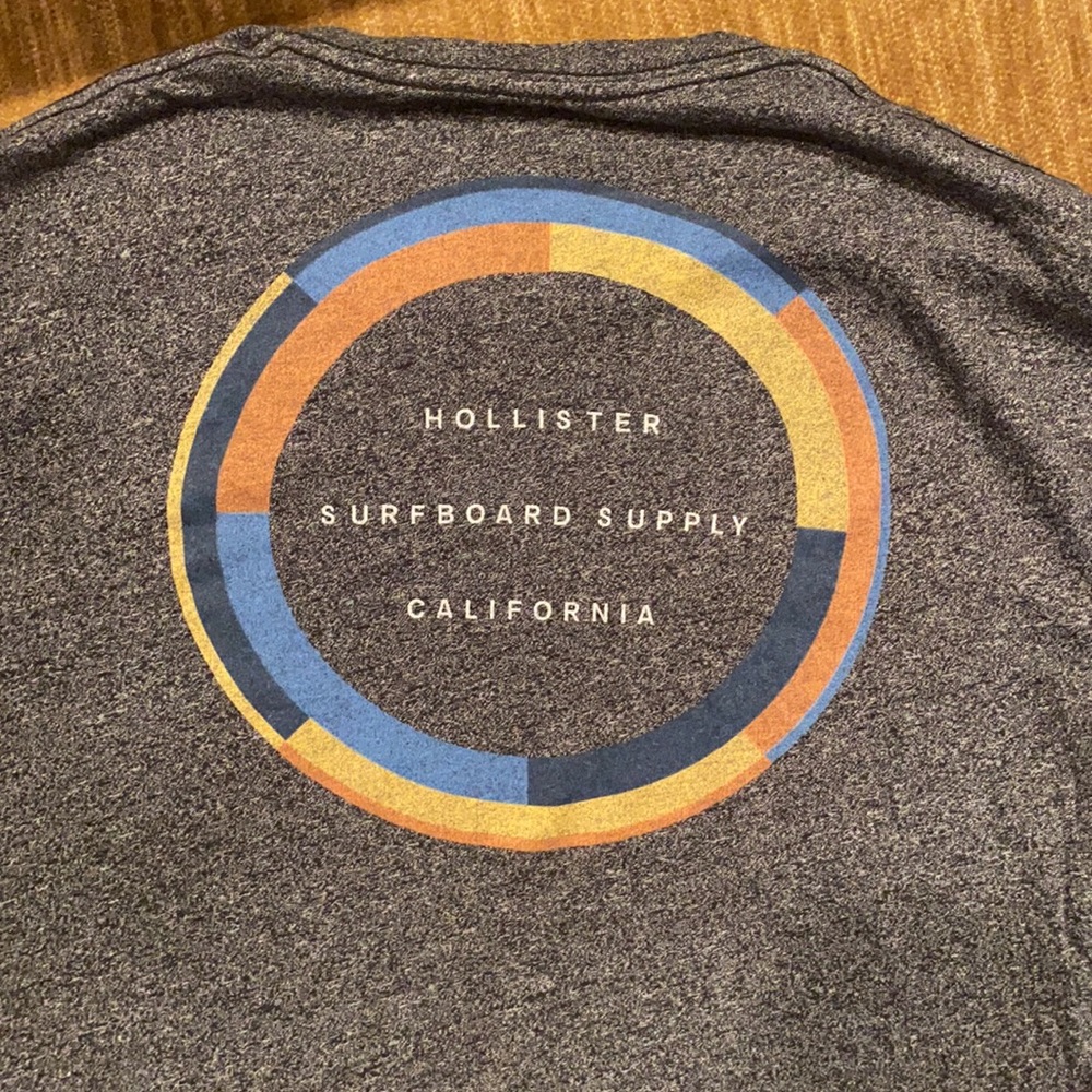 Hollister gray scoopneck men’s T-shirt